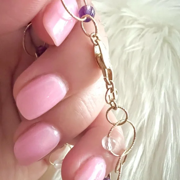 14k gold CAODURO Italian Luxury bracelet rings/circles - Picture 4 of 13